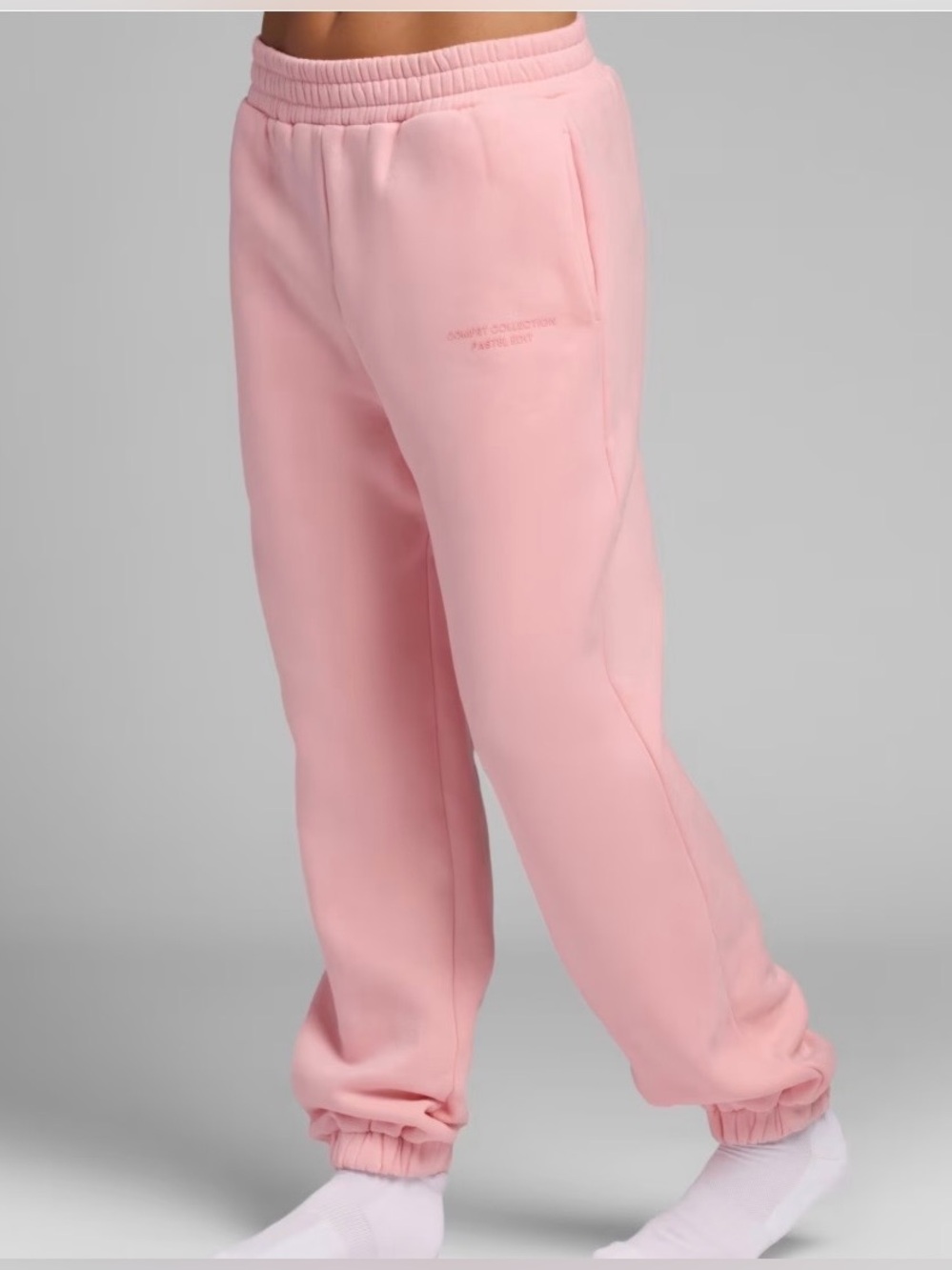 NWOT Comfrt limited edition pastel sweatpants bubblegum pink size medium - Picture 1 of 9